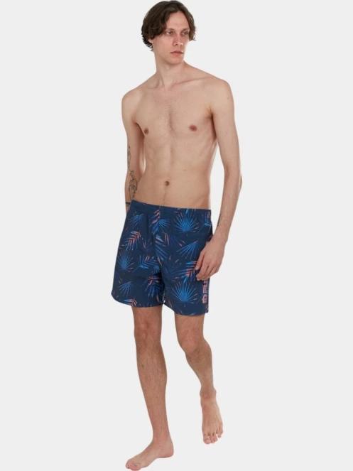 Fundango Bono Print Boardshorts férfi boardshort kék színben 4