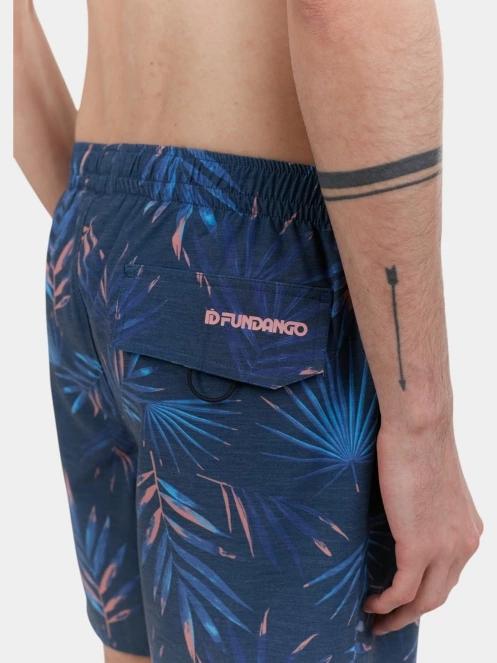 Fundango Bono Print Boardshorts férfi boardshort kék színben 6
