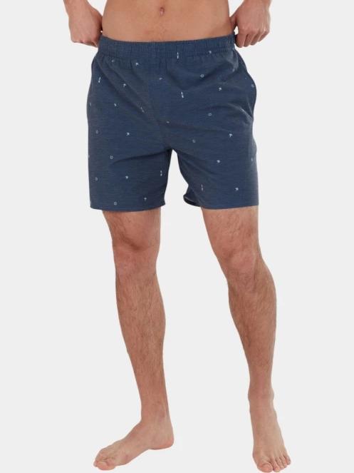 Fundango Bono Print Boardshorts férfi boardshort sötétkék színben 5