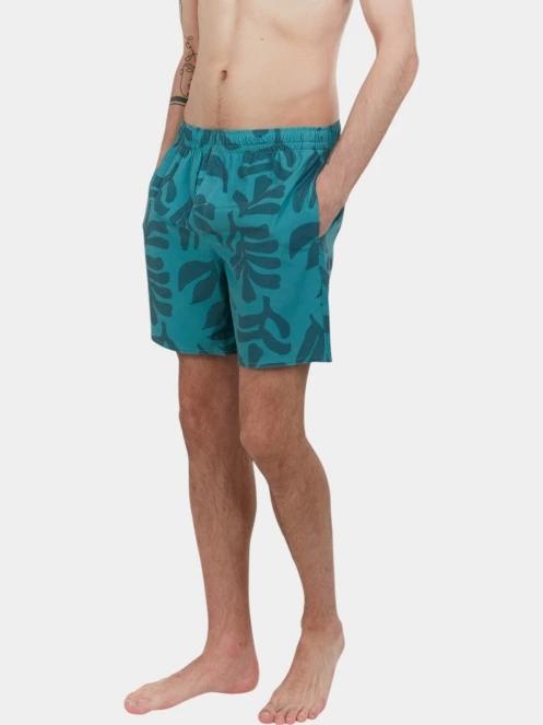 Fundango Bono Print Boardshorts férfi boardshort zöld színben 5