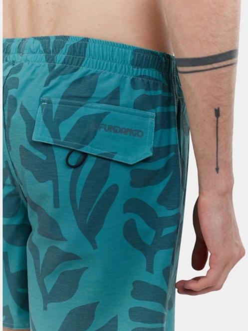 Fundango Bono Print Boardshorts férfi boardshort zöld színben 6