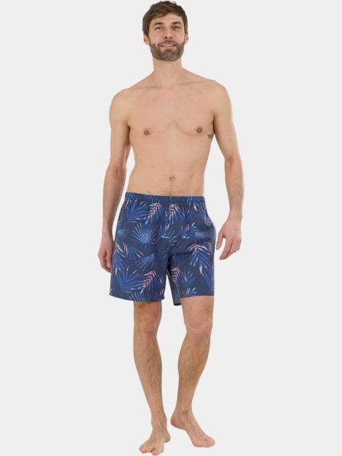 Fundango Bono Print Boardshorts férfi boardshort sötétkék színben 4