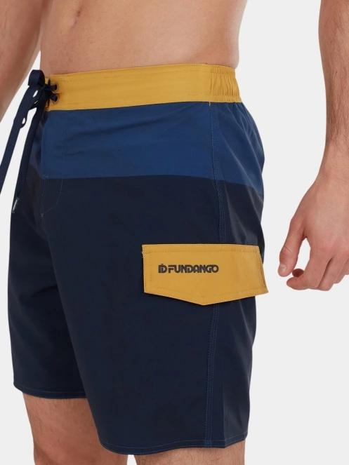 Fundango Salimu Boardshorts férfi boardshort sötétkék színben 6