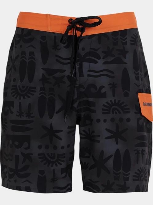 Fundango Salimu Boardshorts férfi boardshort fekete színben 6