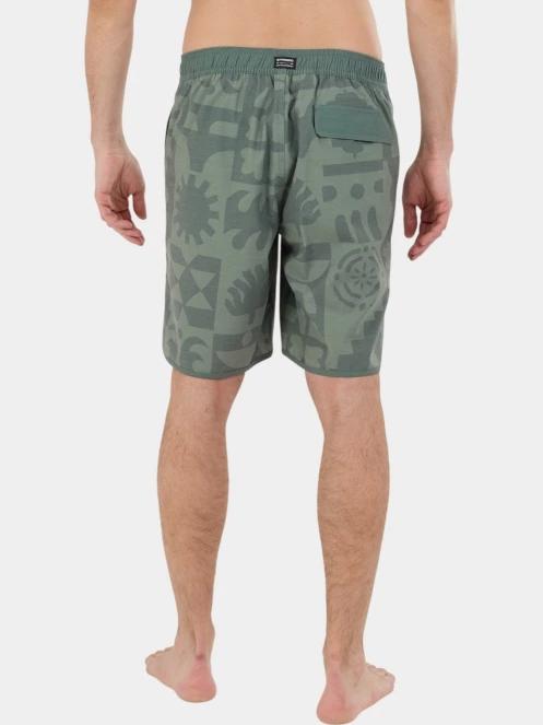 Fundango Neal Boardshorts férfi boardshort zöld színben 3