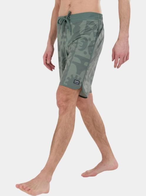 Fundango Neal Boardshorts férfi boardshort zöld színben 5