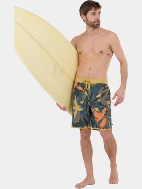 Fundango Neal Boardshorts férfi boardshort sárga színben 4