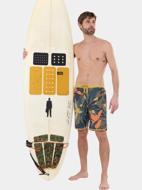 Fundango Neal Boardshorts férfi boardshort sárga színben 5