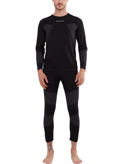 Fundango Seamless Baselayer Set aláöltöző szett fekete színben 3