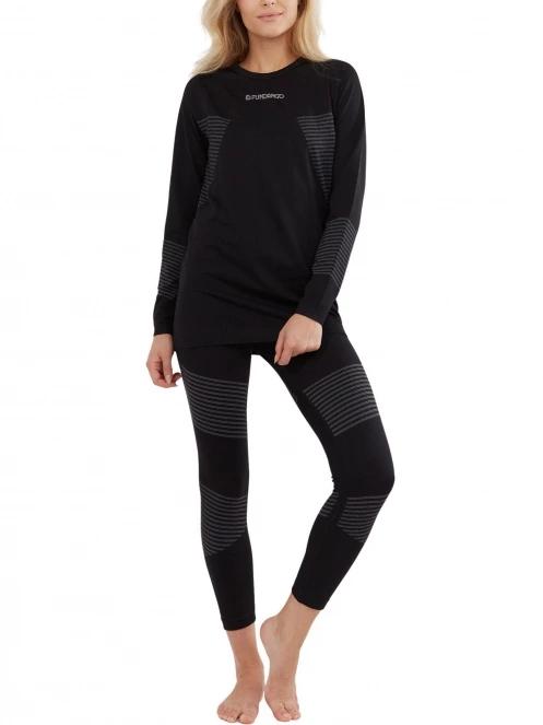 Fundango Seamless Baselayer Set aláöltöző szett fekete színben 7
