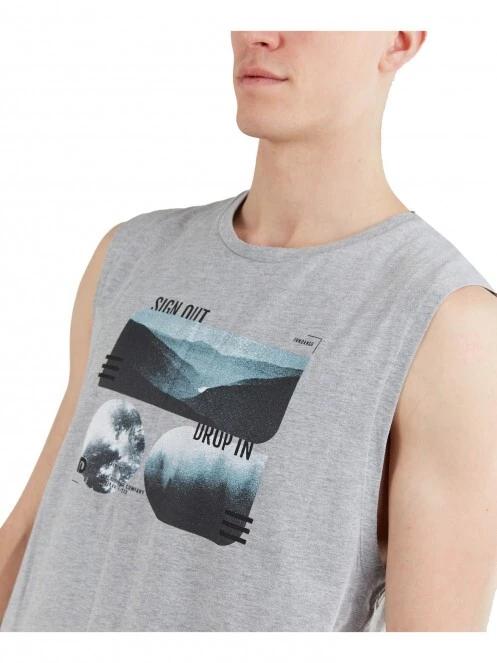 Fundango Glader Tank-T férfi atléta szürke színben 5