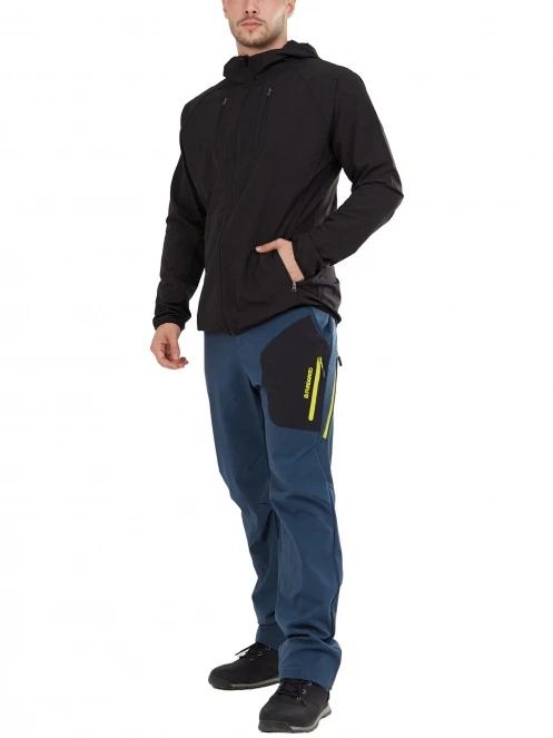 Fundango Akira Softshell Pants férfi túranadrág kék színben 4