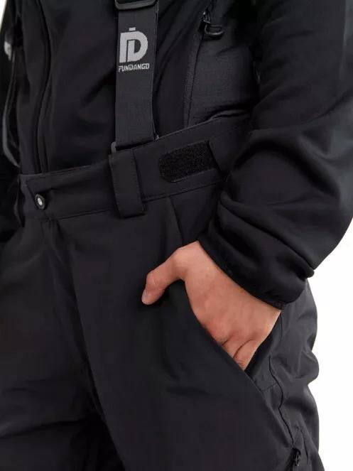 Fundango Teak Pants férfi sínadrág fekete színben 6