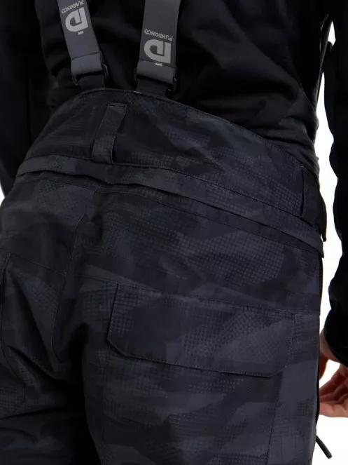 Fundango Sierra Colourblock Pants férfi sínadrág fekete színben 6