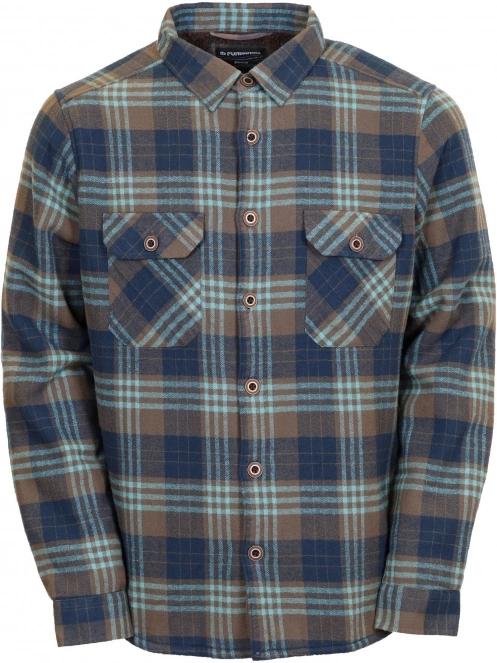 Fundango Roddy Lined Shirt férfi ingkabát kék színben 9