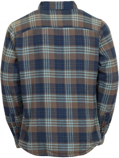 Fundango Roddy Lined Shirt férfi ingkabát kék színben 10