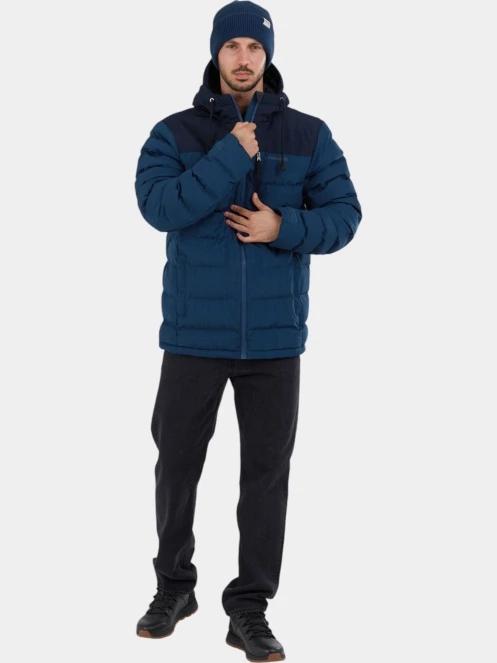 Fundango Passat Padded Jacket férfi steppelt átmeneti kabát kék színben 4