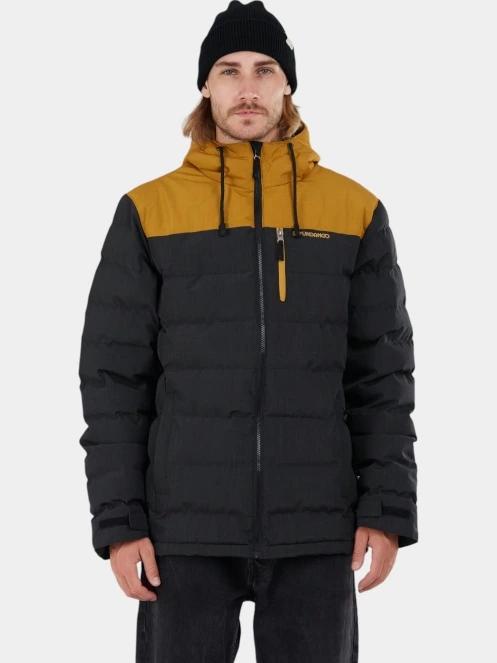 Fundango Passat Padded Jacket férfi steppelt átmeneti kabát fekete színben 2