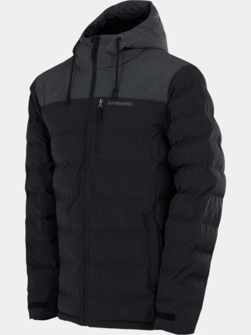 Fundango Passat Padded Jacket férfi steppelt átmeneti kabát fekete színben 9