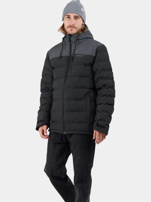 Fundango Passat Padded Jacket férfi steppelt átmeneti kabát fekete színben 5