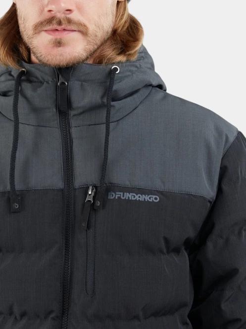Fundango Passat Padded Jacket férfi steppelt átmeneti kabát fekete színben 7