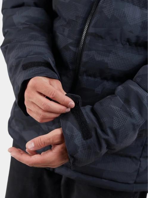 Fundango Passat Padded Jacket férfi steppelt átmeneti kabát szürke színben 6