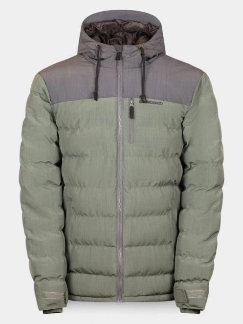 Fundango Passat Padded Jacket férfi steppelt átmeneti kabát zöld színben 8