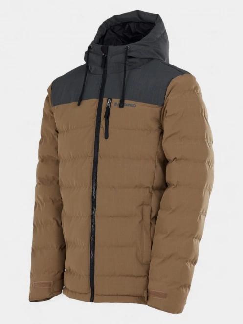 Fundango Passat Padded Jacket férfi steppelt átmeneti kabát barna színben 8
