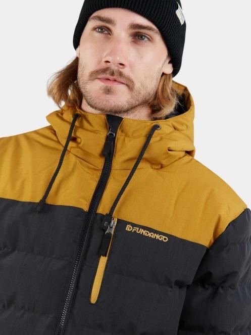 Fundango Passat Padded Jacket férfi steppelt átmeneti kabát fekete színben 6