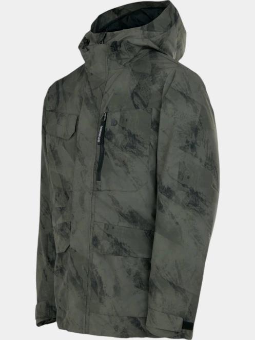 Fundango Perill Parka Jacket férfi télikabát oliva színben 9