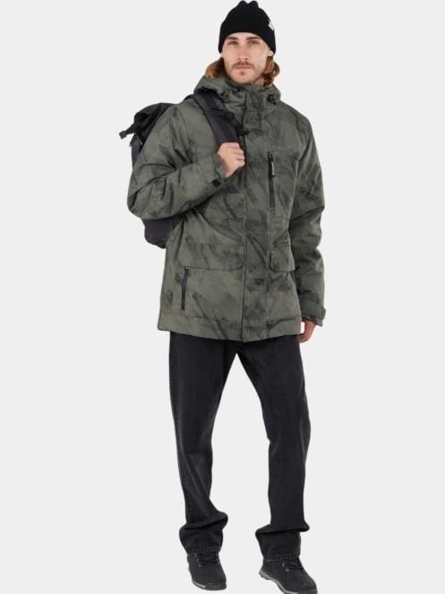 Fundango Perill Parka Jacket férfi télikabát oliva színben 4