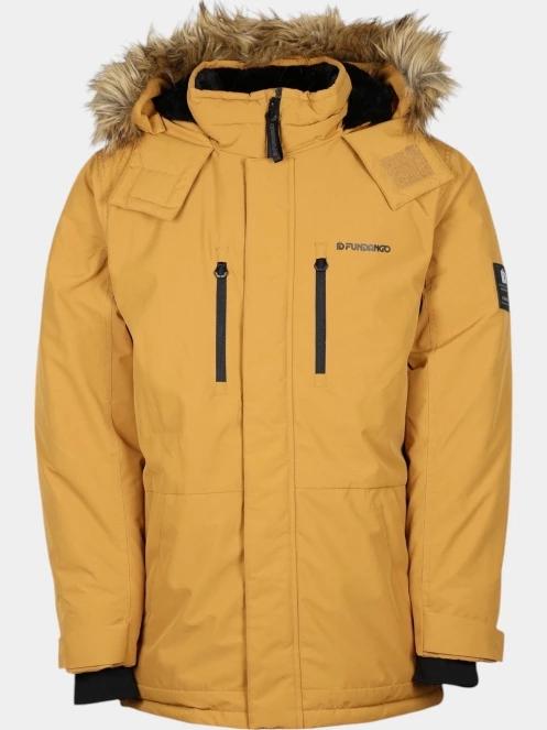 Fundango Spirit Parka Jacket férfi télikabát sárga színben 9