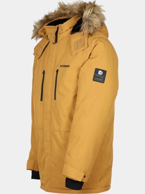 Fundango Spirit Parka Jacket férfi télikabát sárga színben 10