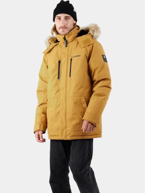 Fundango Spirit Parka Jacket férfi télikabát sárga színben 5