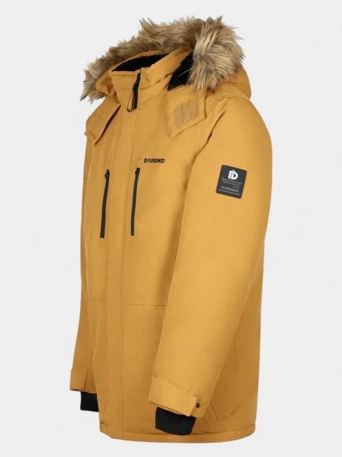 Fundango Spirit Parka Jacket férfi télikabát sárga színben 9