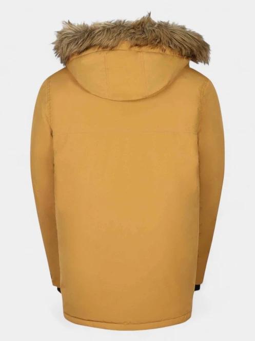 Fundango Spirit Parka Jacket férfi télikabát sárga színben 10