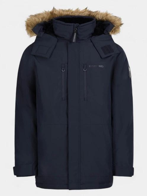 Fundango Spirit Parka Jacket férfi télikabát sötétkék színben 7