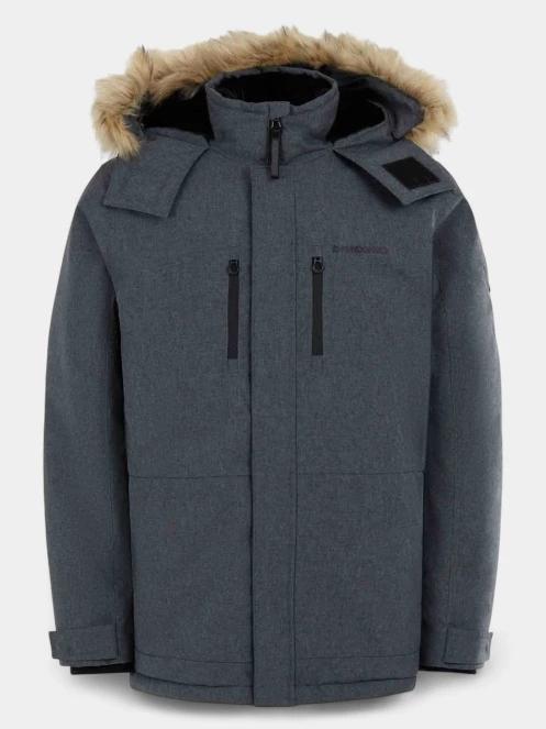 Fundango Spirit Parka Jacket férfi télikabát szürke színben 10