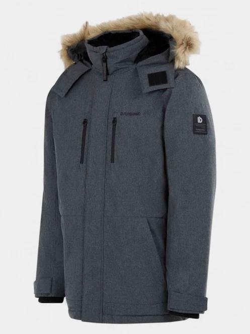 Fundango Spirit Parka Jacket férfi télikabát szürke színben 11