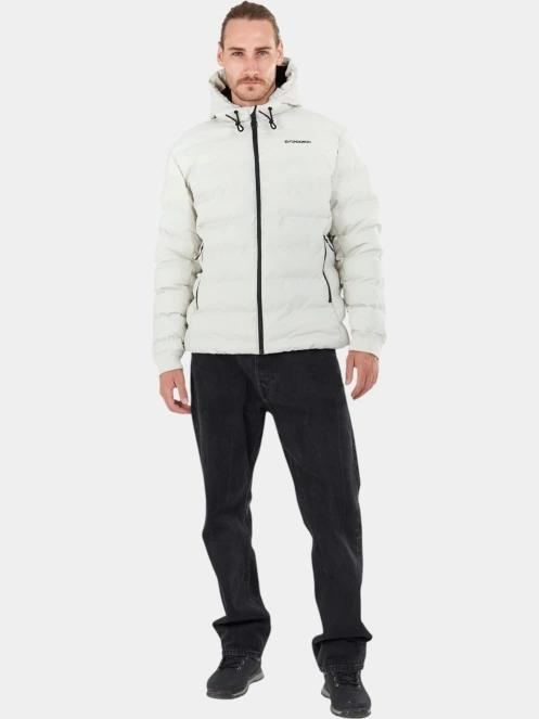 Fundango Patriot Padded Jacket férfi steppelt átmeneti kabát homok színben 4