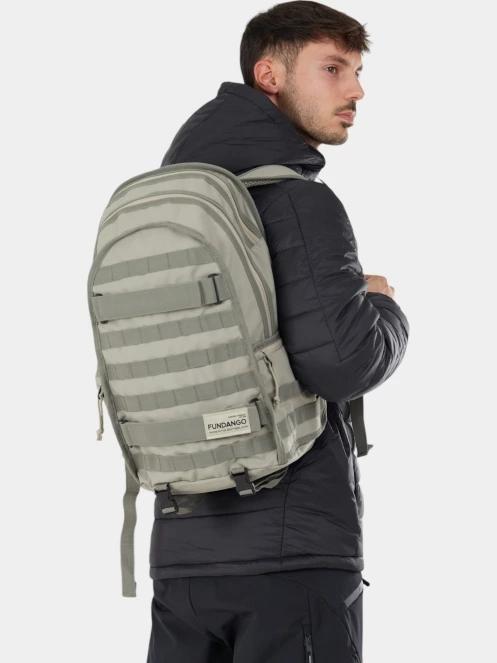 Fundango Matt Hooded Jacket férfi steppelt átmeneti kabát fekete színben 6