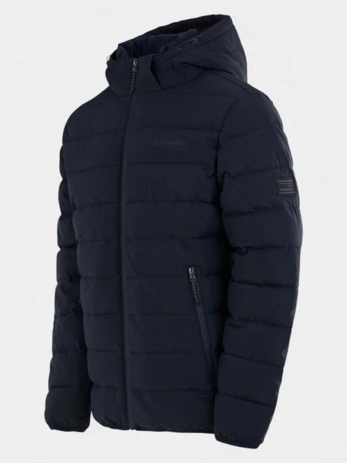 Fundango Hubble Padded Jacket férfi steppelt átmeneti kabát sötétkék színben 3