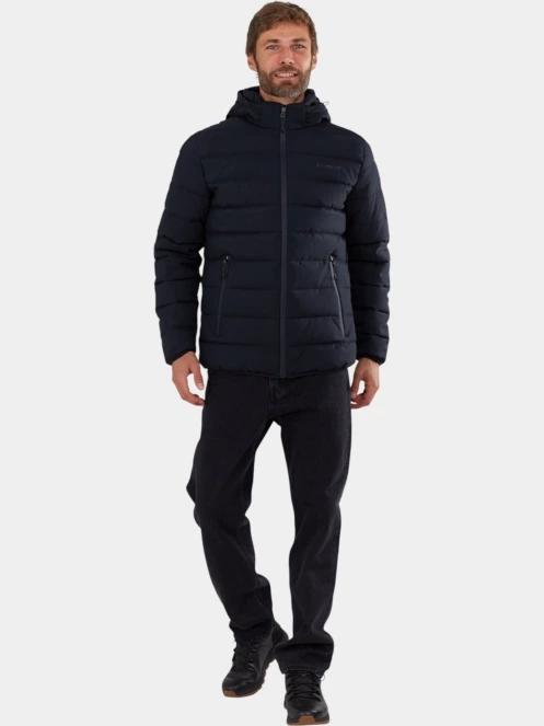 Fundango Hubble Padded Jacket férfi steppelt átmeneti kabát sötétkék színben 4