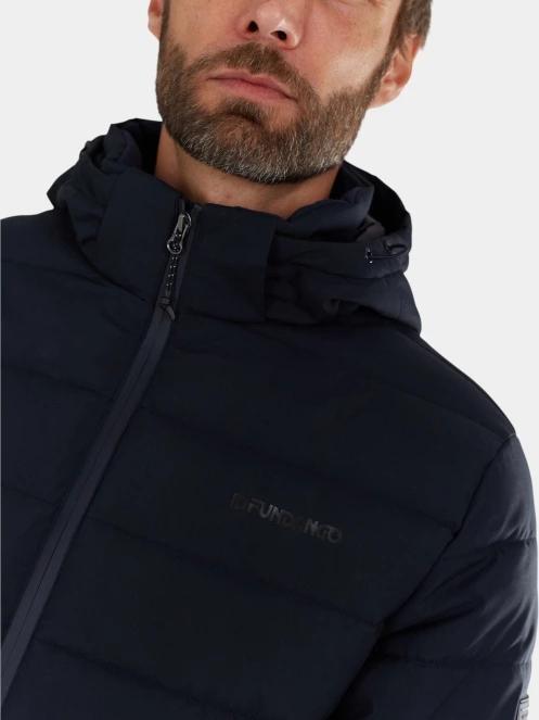 Fundango Hubble Padded Jacket férfi steppelt átmeneti kabát sötétkék színben 7