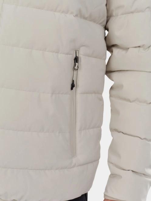 Fundango Hubble Padded Jacket férfi steppelt átmeneti kabát homok színben 6