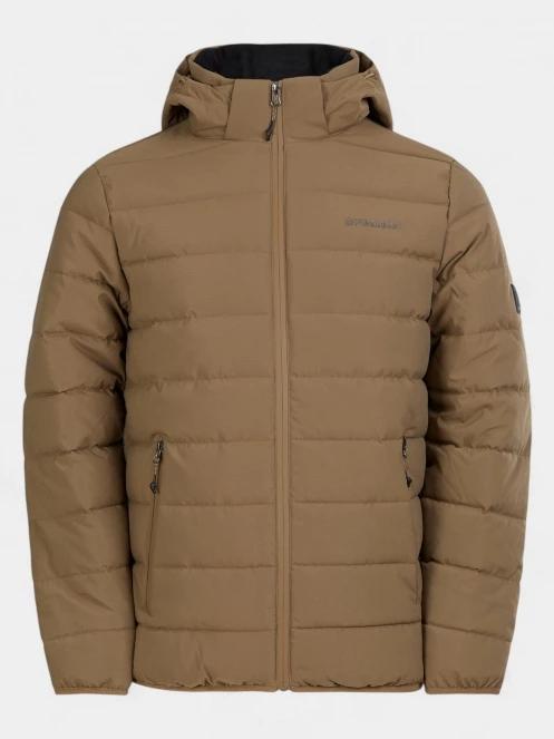 Fundango Hubble Padded Jacket férfi steppelt átmeneti kabát barna színben 9