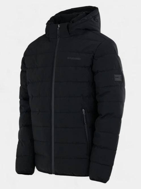 Fundango Hubble Padded Jacket férfi steppelt átmeneti kabát fekete színben 3