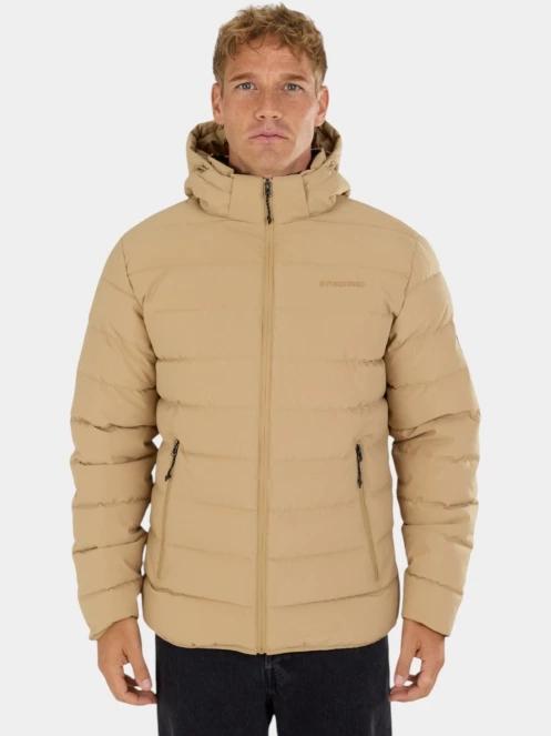 Fundango Hubble Padded Jacket férfi steppelt átmeneti kabát sárga színben 2