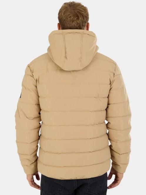 Fundango Hubble Padded Jacket férfi steppelt átmeneti kabát sárga színben 3