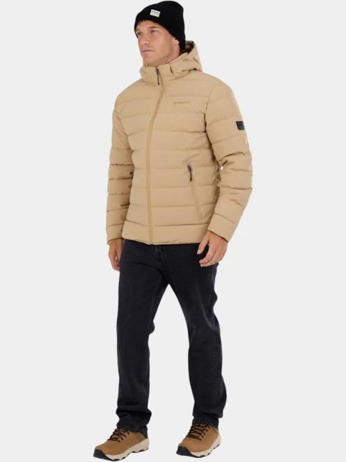 Fundango Hubble Padded Jacket férfi steppelt átmeneti kabát sárga színben 4